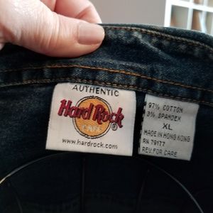 hard rock jeans jacket/ shirt